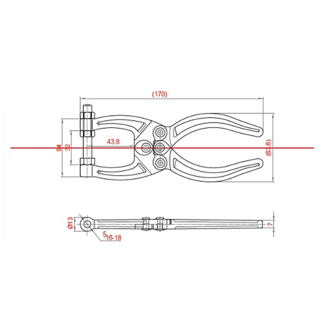 Vendita online Pinza manuale portata 160 Kg.